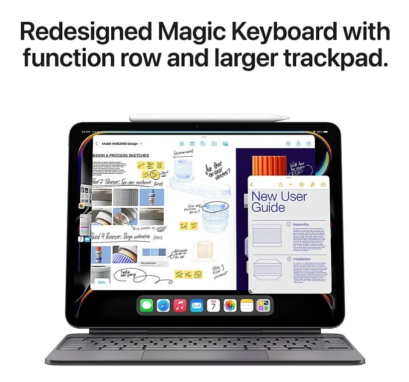 Apple 13-Inch iPad Pro M4 WiFi 256GB With Standard Glass - Space