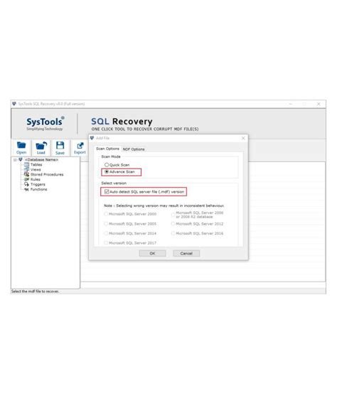 SysTools SQL Backup Recovery